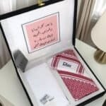 طقم ديور قماش و شماغ هدية رجالية فخمة