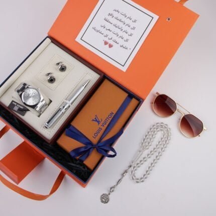 طقم ساعة رجالي ماركة