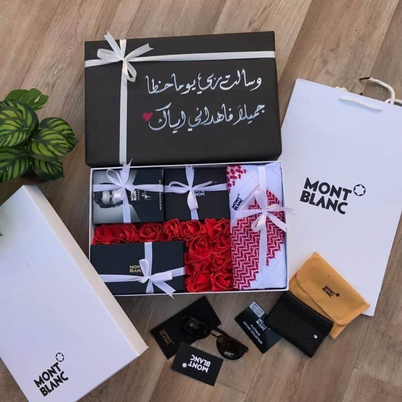 طقم هدية رجالية فاخرة مونت بلانك